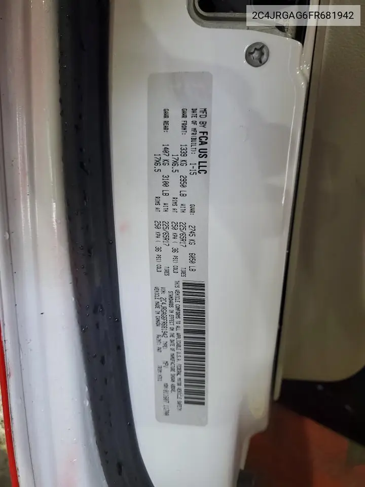 2C4JRGAG6FR681942 2015 Ram Tradesman