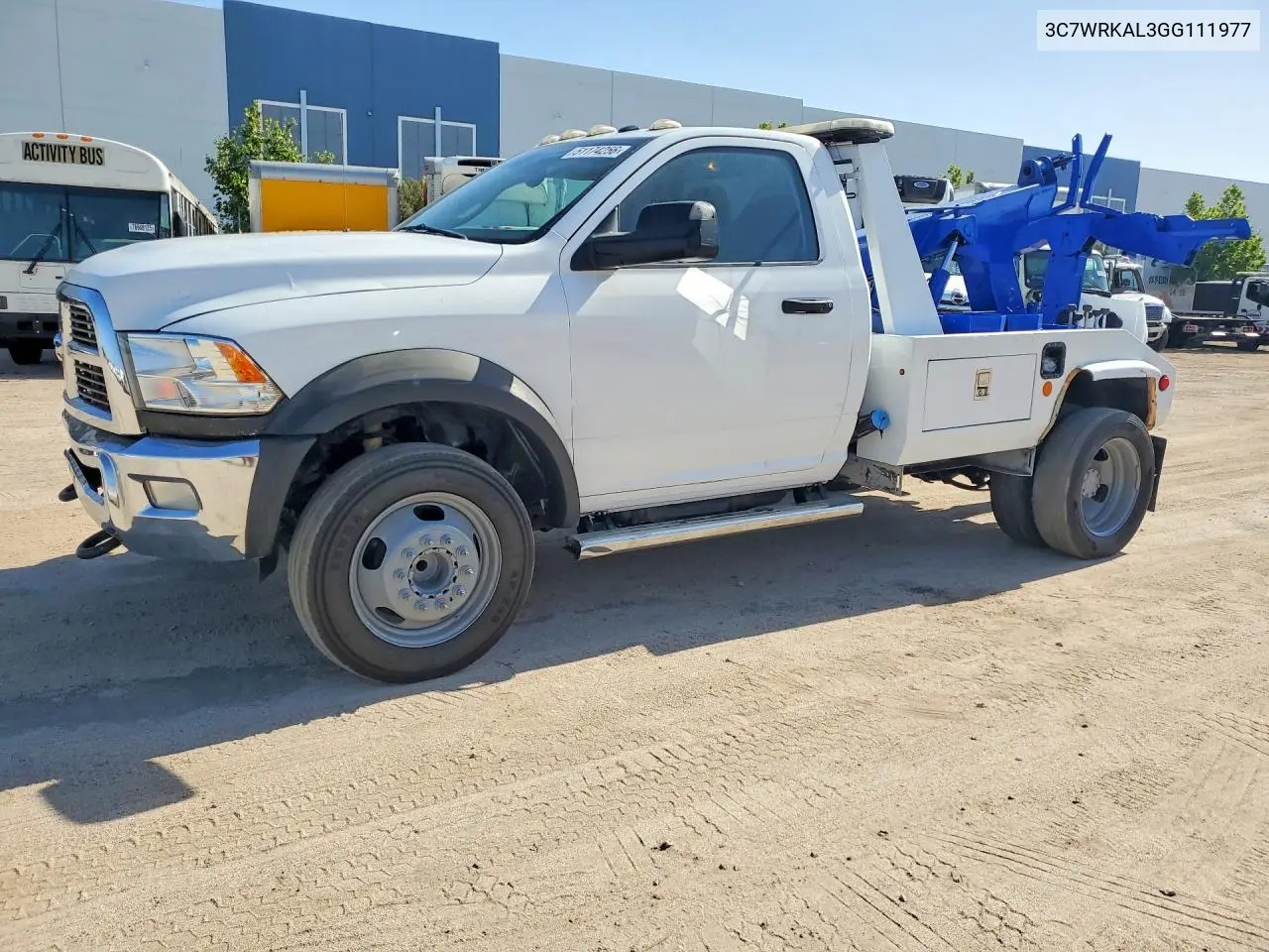 2016 Ram 4500 VIN: 3C7WRKAL3GG111977 Lot: 51174256