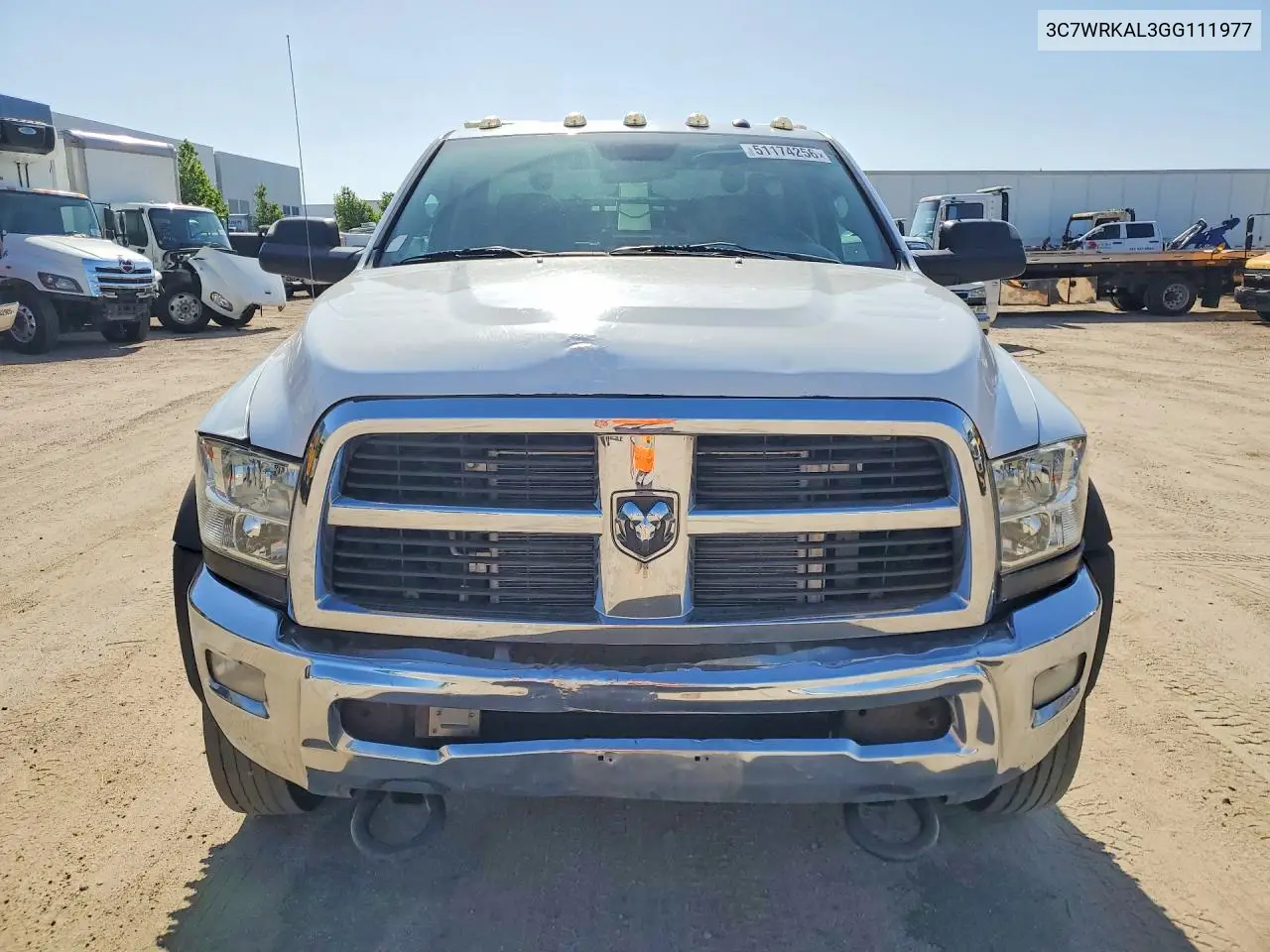 2016 Ram 4500 VIN: 3C7WRKAL3GG111977 Lot: 51174256