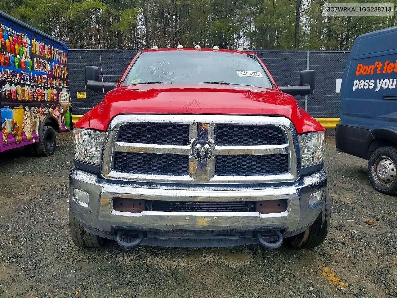 2016 Ram 4500 VIN: 3C7WRKAL1GG238713 Lot: 58221406