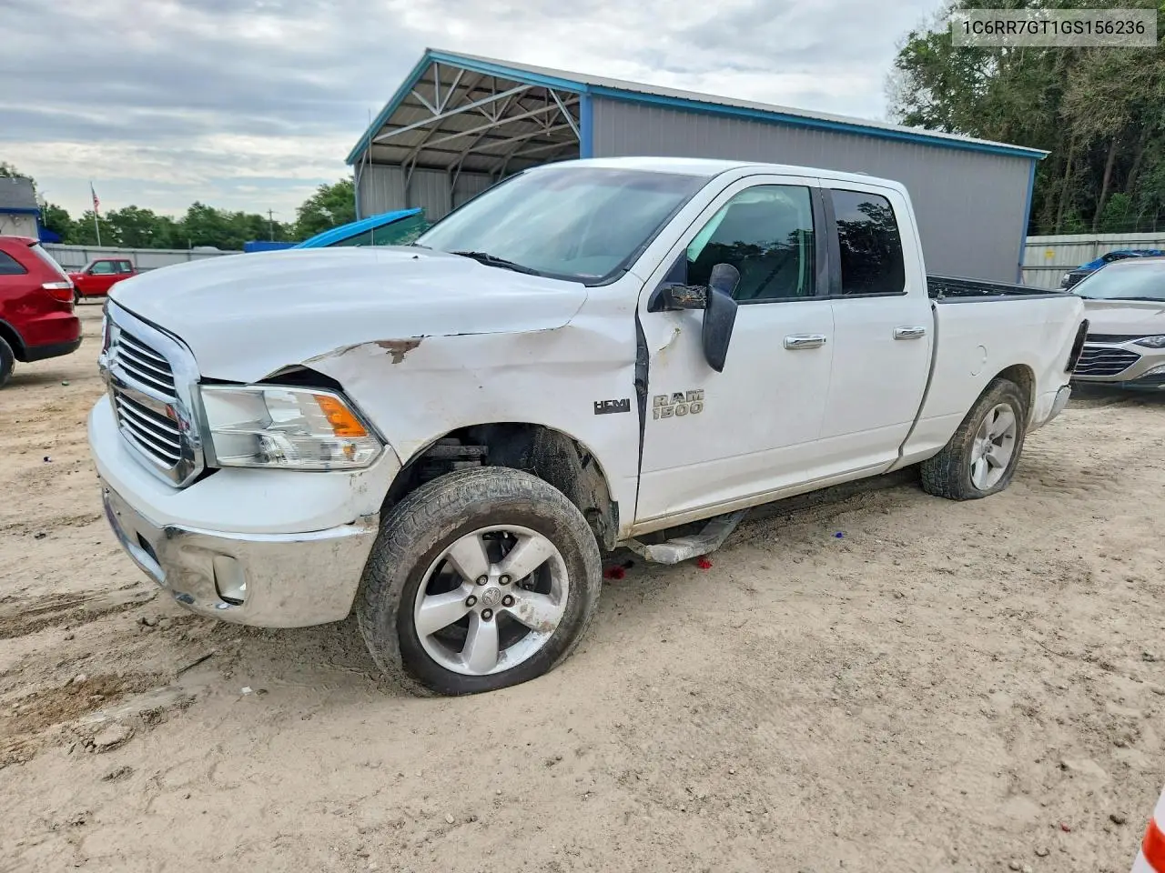 2016 Ram 1500 Slt VIN: 1C6RR7GT1GS156236 Lot: 58887116