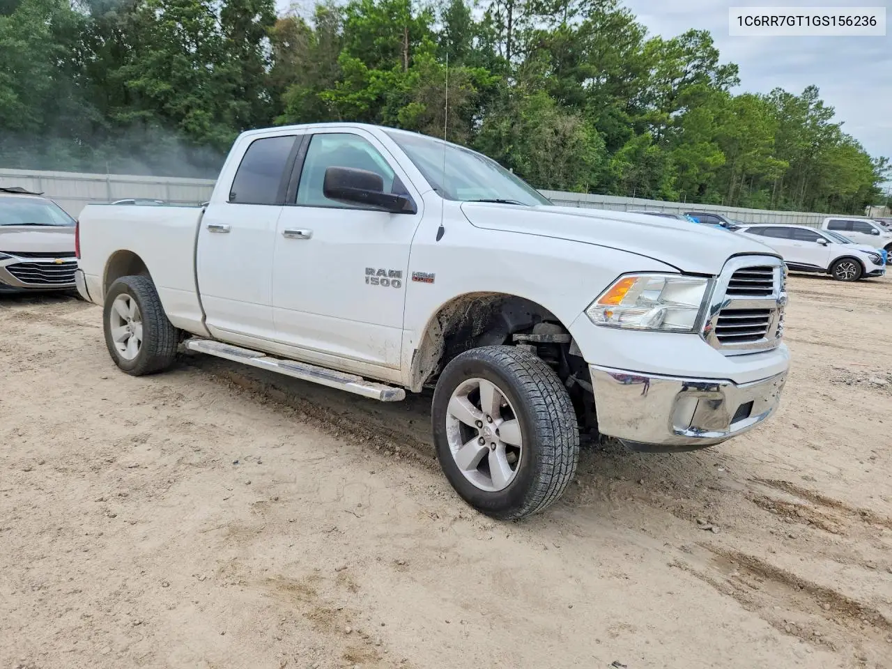2016 Ram 1500 Slt VIN: 1C6RR7GT1GS156236 Lot: 58887116