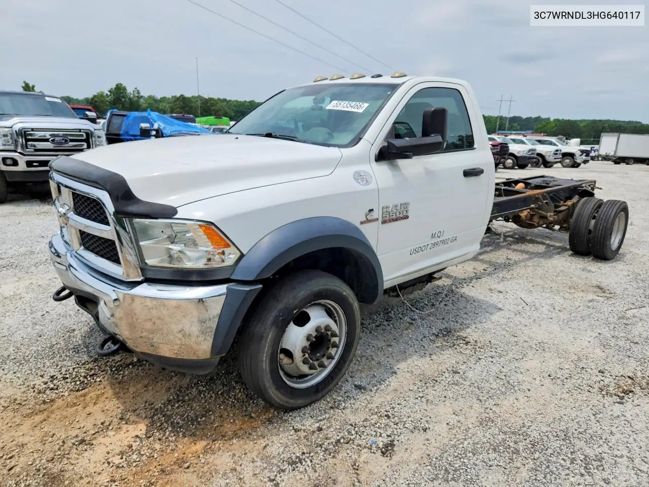 2017 Ram 5500 VIN: 3C7WRNDL3HG640117 Lot: 55135466