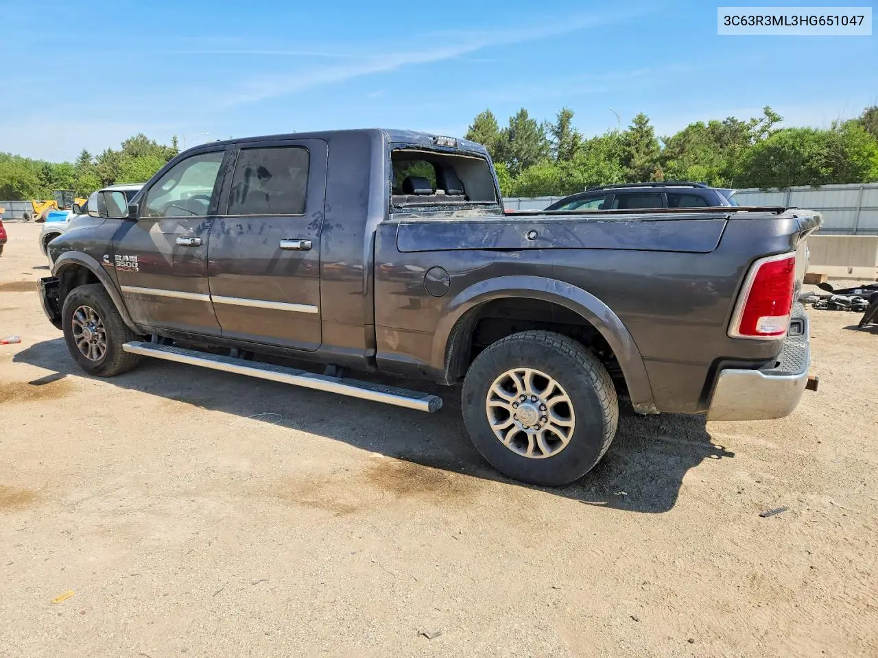 2017 Ram 3500 Laramie VIN: 3C63R3ML3HG651047 Lot: 55373336