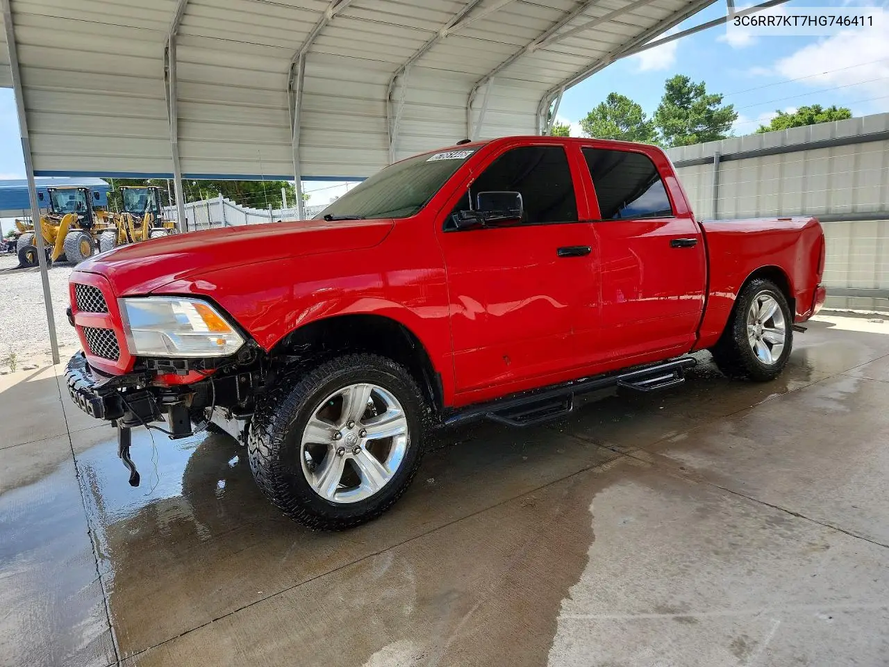 2017 Ram 1500 St VIN: 3C6RR7KT7HG746411 Lot: 57661446