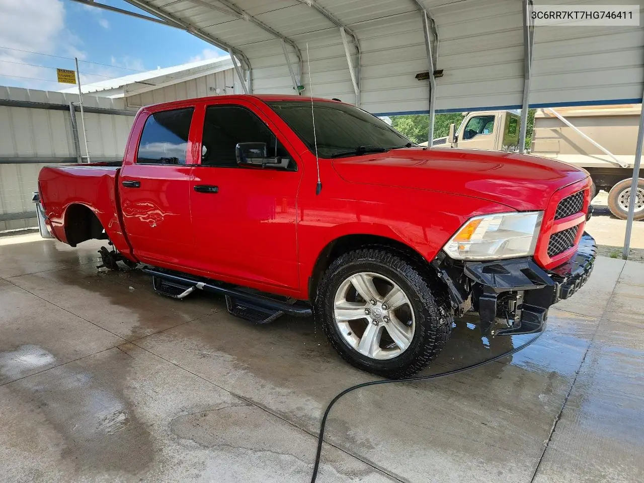 2017 Ram 1500 St VIN: 3C6RR7KT7HG746411 Lot: 57661446