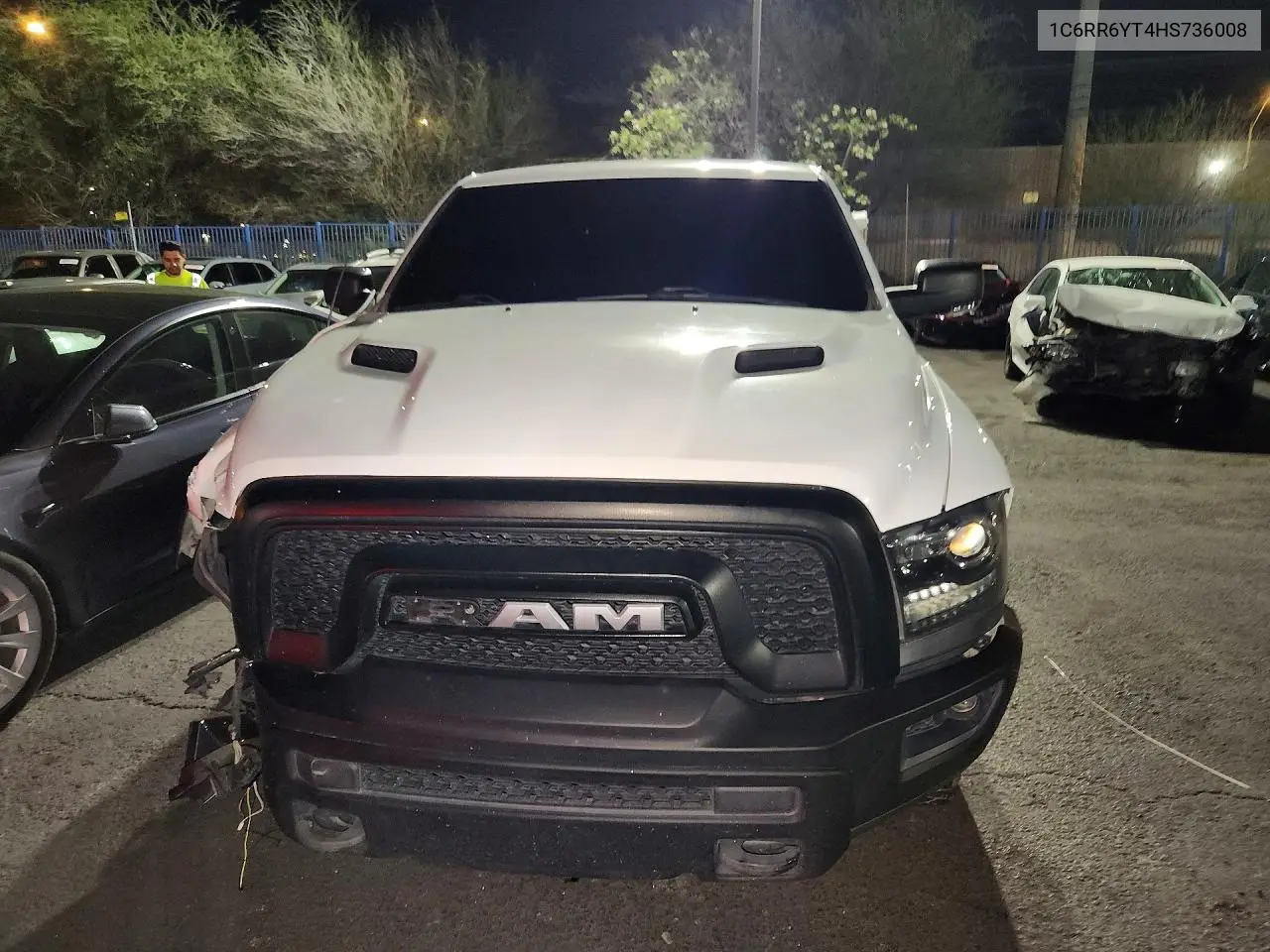 2017 Ram 1500 VIN: 1C6RR6YT4HS736008 Lot: 57978596