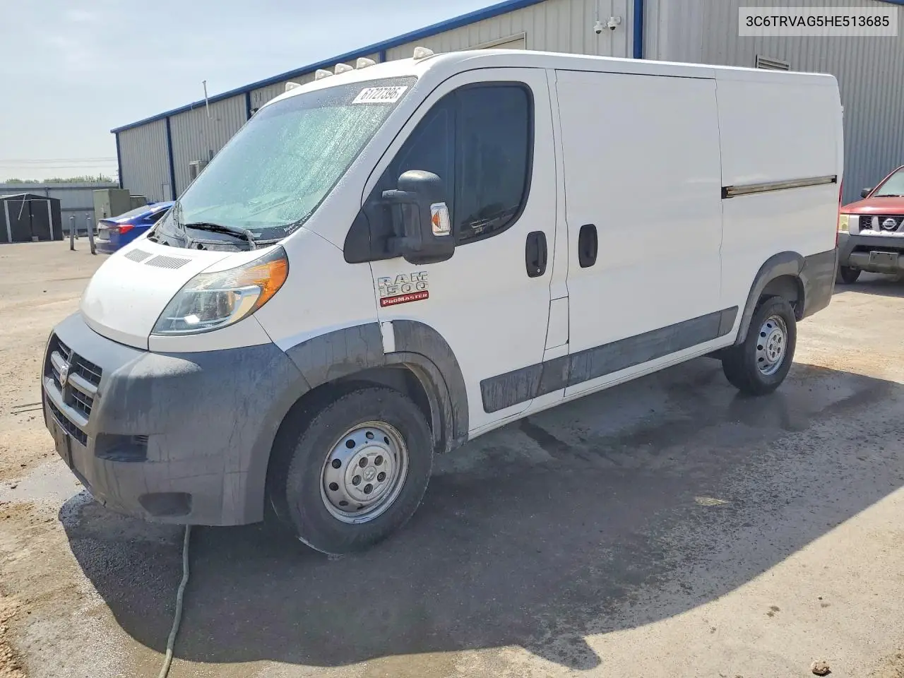 2017 Ram Promaster 1500 1500 Standard VIN: 3C6TRVAG5HE513685 Lot: 61727396