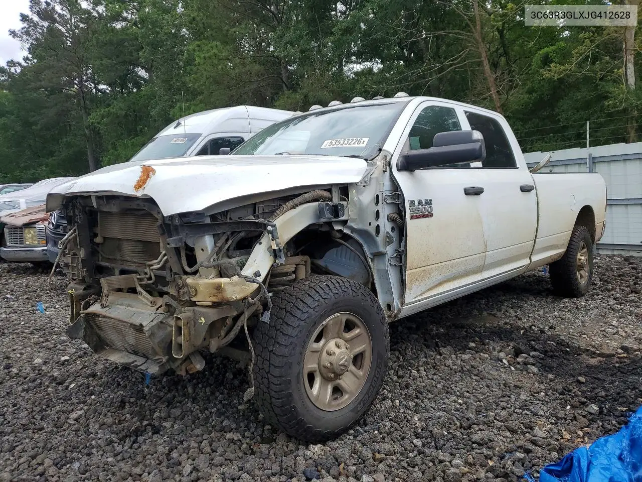 2018 Ram 3500 St VIN: 3C63R3GLXJG412628 Lot: 53533226