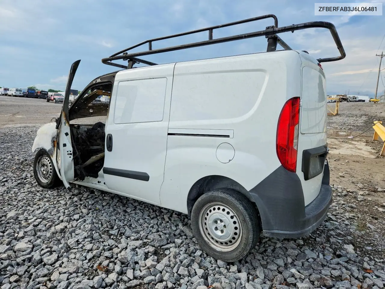 2018 Ram Promaster City VIN: ZFBERFAB3J6L06481 Lot: 54520836