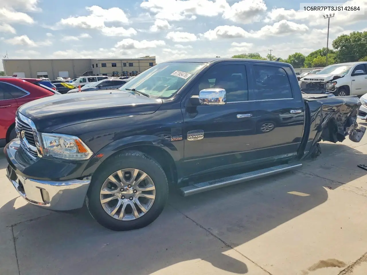 2018 Ram 1500 Longhorn VIN: 1C6RR7PT3JS142684 Lot: 57765476