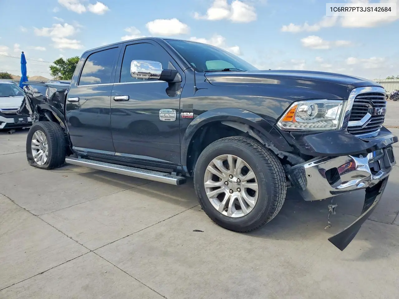 2018 Ram 1500 Longhorn VIN: 1C6RR7PT3JS142684 Lot: 57765476
