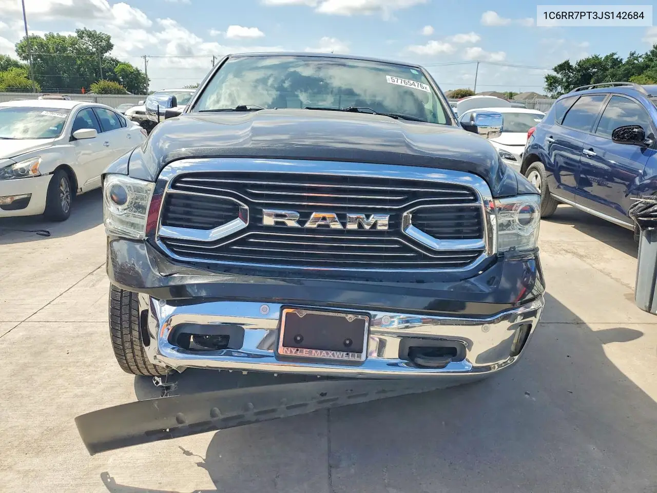 2018 Ram 1500 Longhorn VIN: 1C6RR7PT3JS142684 Lot: 57765476