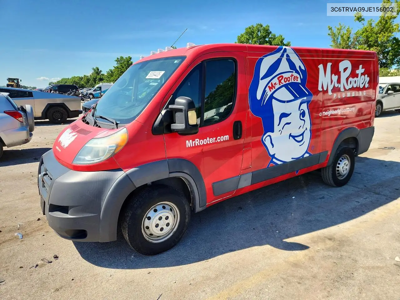 2018 Ram Promaster 1500 1500 Standard VIN: 3C6TRVAG9JE156002 Lot: 58584406