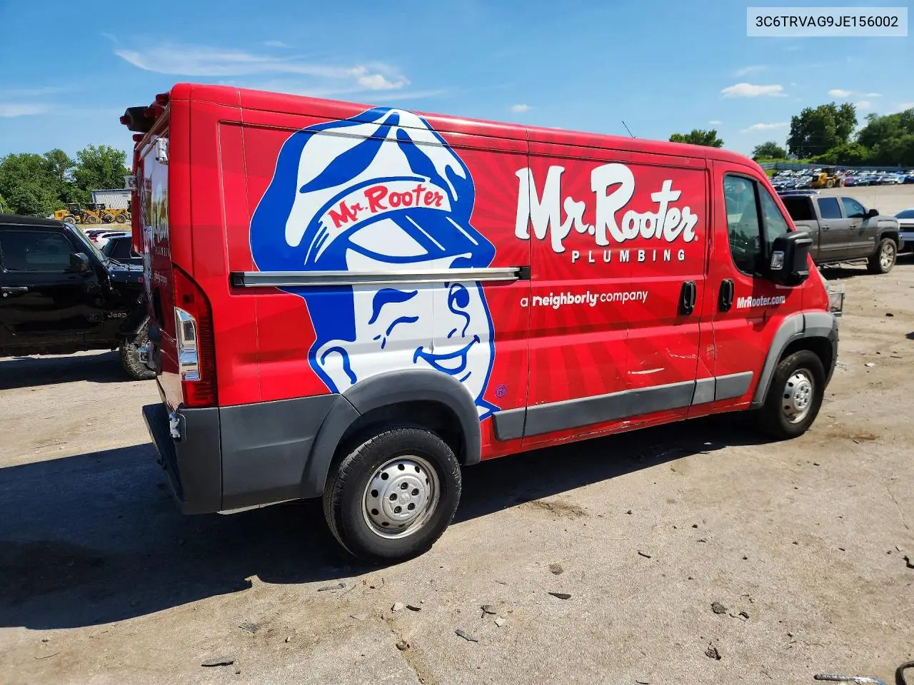 2018 Ram Promaster 1500 1500 Standard VIN: 3C6TRVAG9JE156002 Lot: 58584406