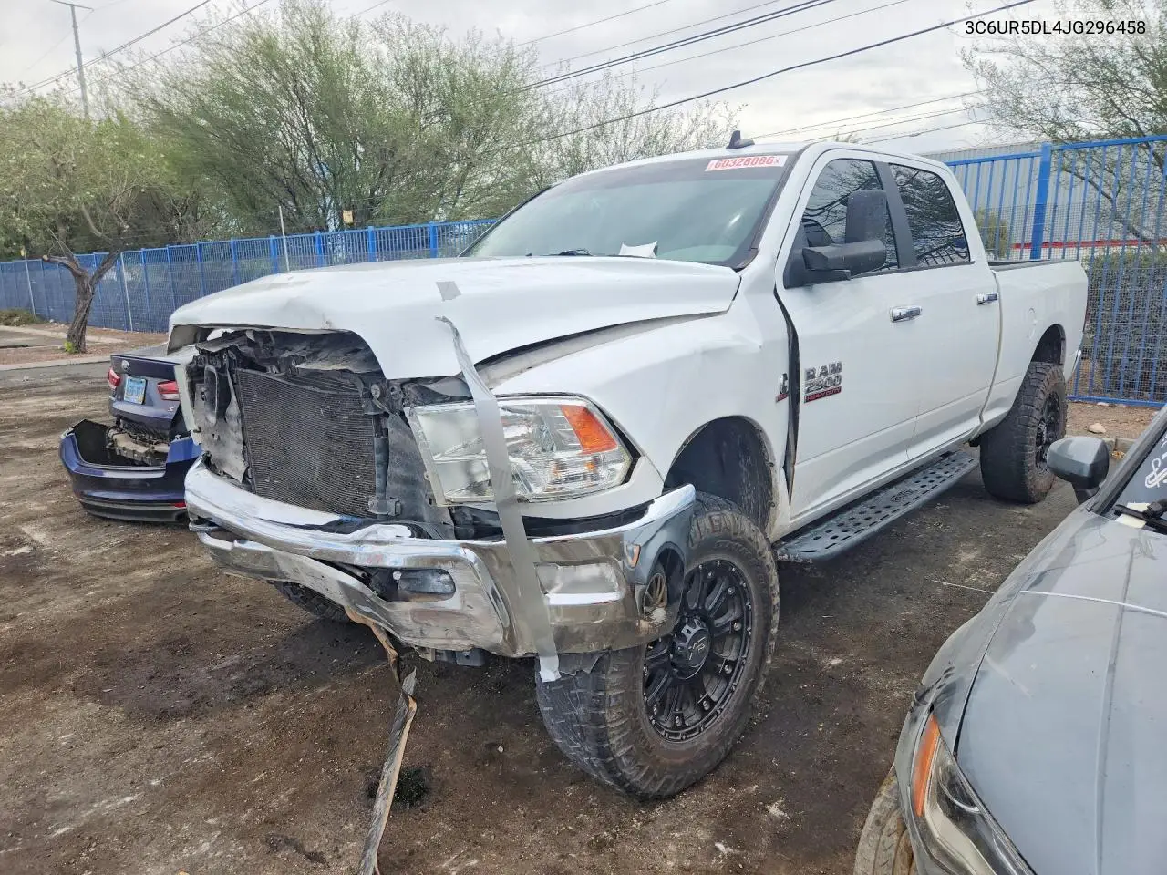 2018 Ram 2500 Big Horn 4X4 6'4 Box VIN: 3C6UR5DL4JG296458 Lot: 60328086
