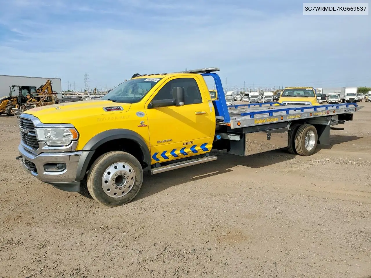 2019 Ram 5500 VIN: 3C7WRMDL7KG669637 Lot: 54049676