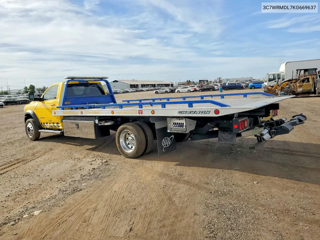 2019 Ram 5500 VIN: 3C7WRMDL7KG669637 Lot: 54049676