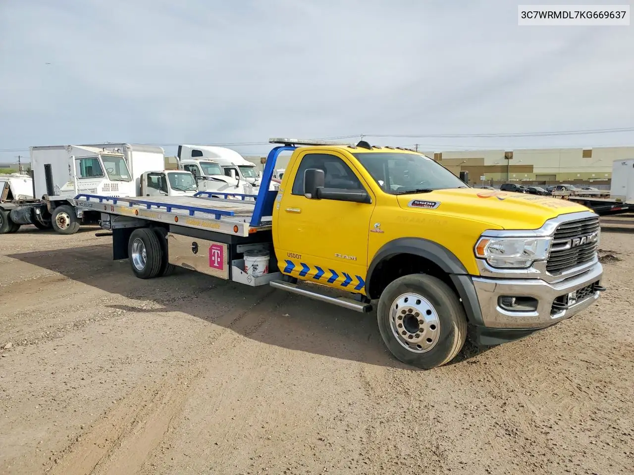 2019 Ram 5500 VIN: 3C7WRMDL7KG669637 Lot: 54049676