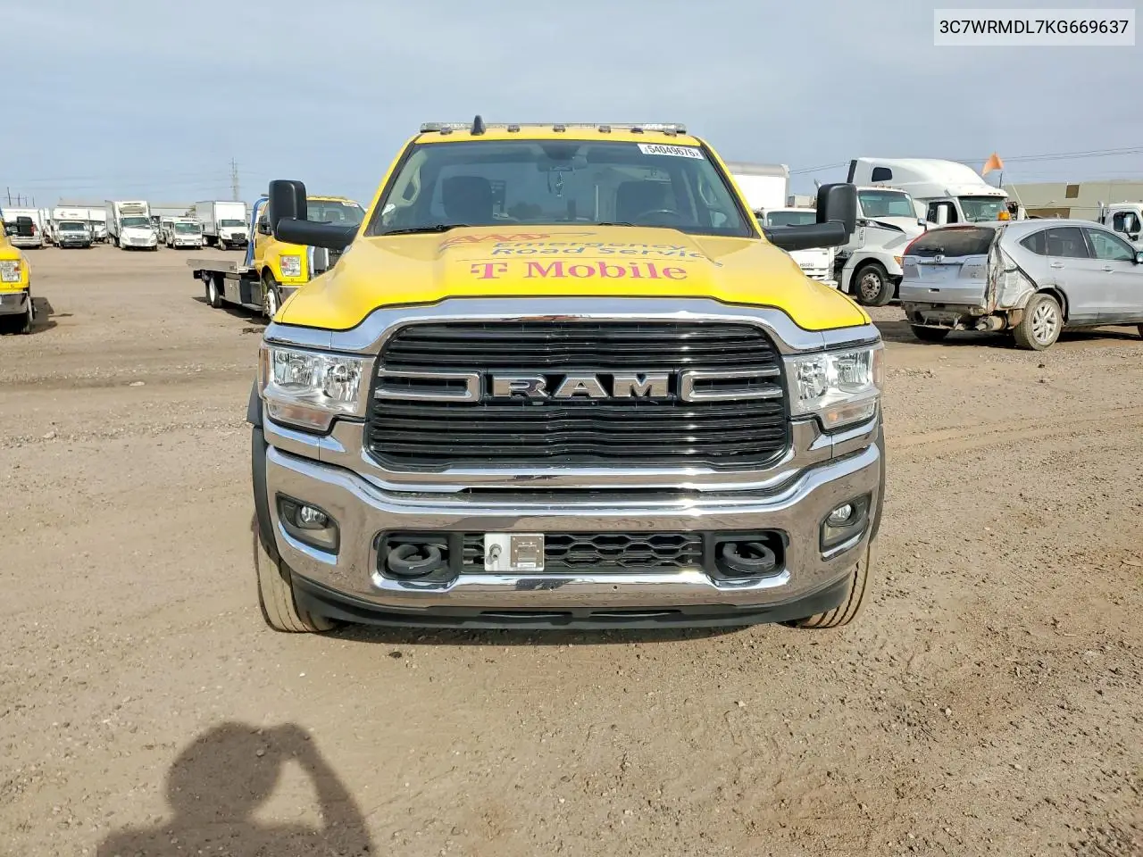 2019 Ram 5500 VIN: 3C7WRMDL7KG669637 Lot: 54049676