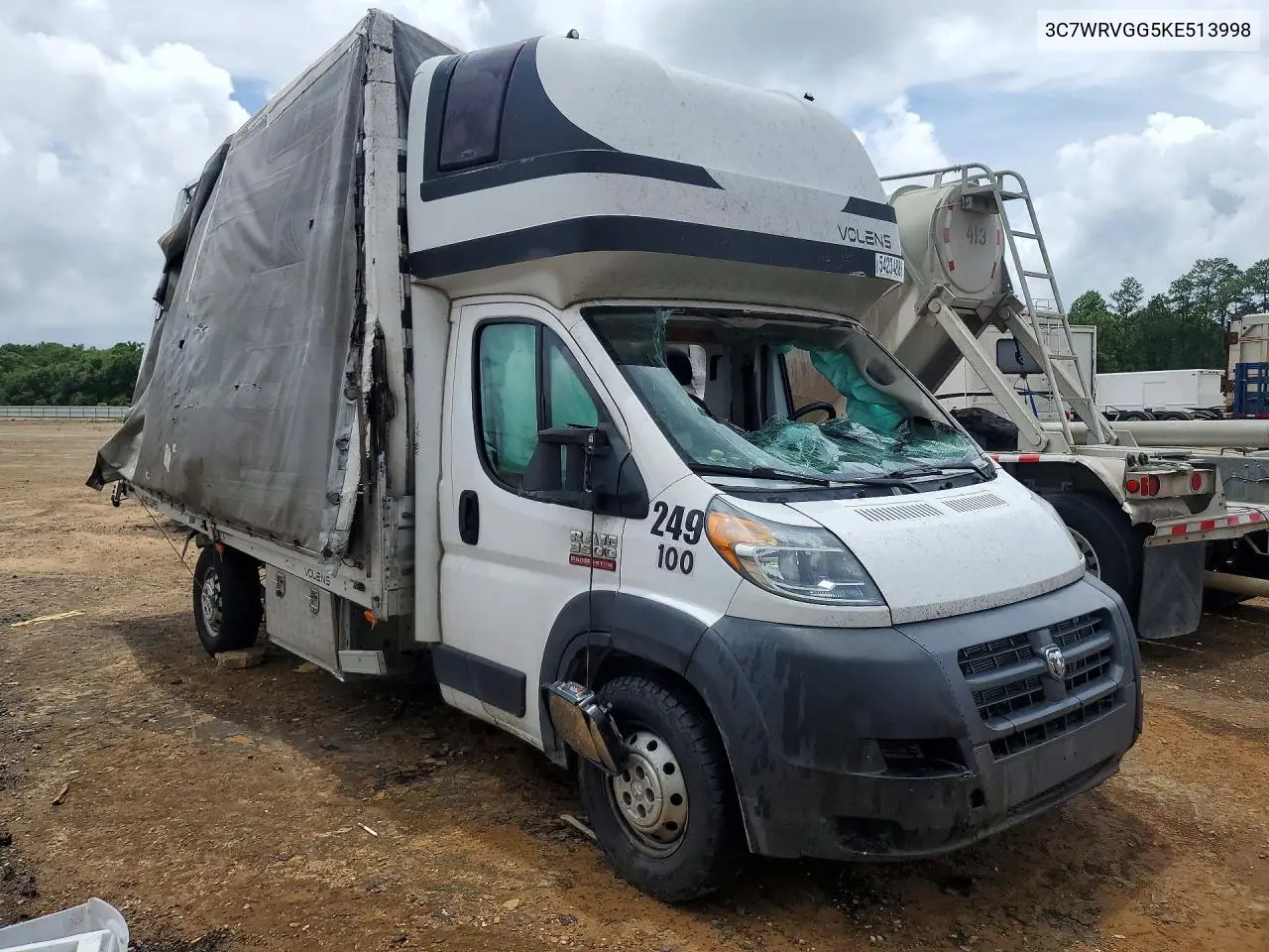 2019 Ram Promaster 3500 3500 Standard VIN: 3C7WRVGG5KE513998 Lot: 54234886