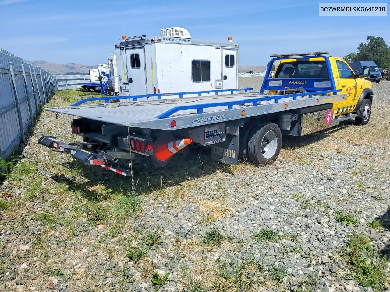 2019 Ram 5500 VIN: 3C7WRMDL9KG648210 Lot: 55558826