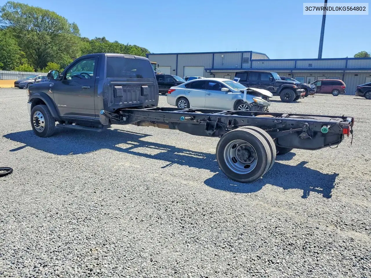 2019 Ram 5500 VIN: 3C7WRNDL0KG564802 Lot: 55570276