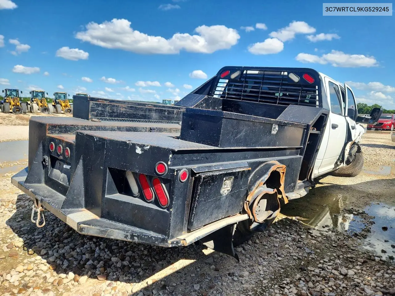 2019 Ram 3500 VIN: 3C7WRTCL9KG529245 Lot: 55840706