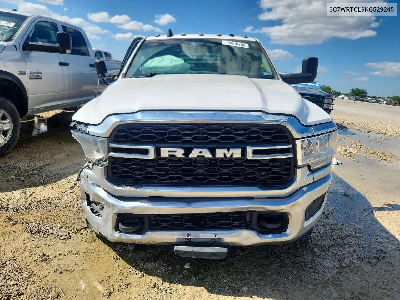 2019 Ram 3500 VIN: 3C7WRTCL9KG529245 Lot: 55840706