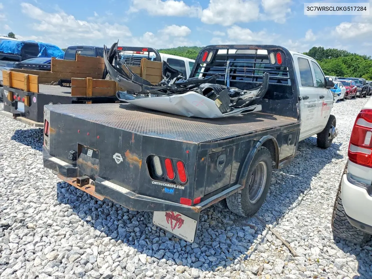2019 Ram 3500 VIN: 3C7WRSCL0KG517284 Lot: 56019806