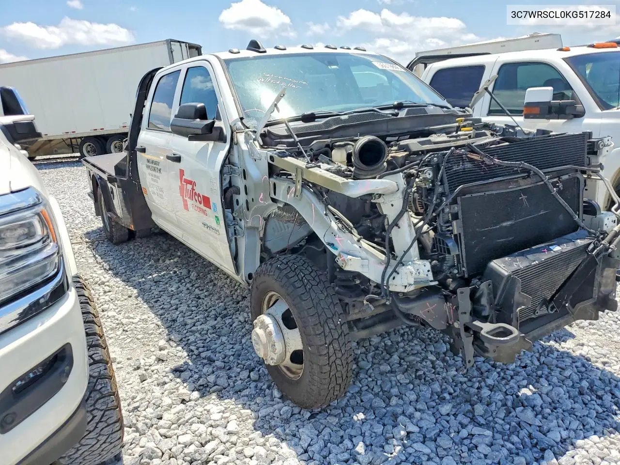 2019 Ram 3500 VIN: 3C7WRSCL0KG517284 Lot: 56019806
