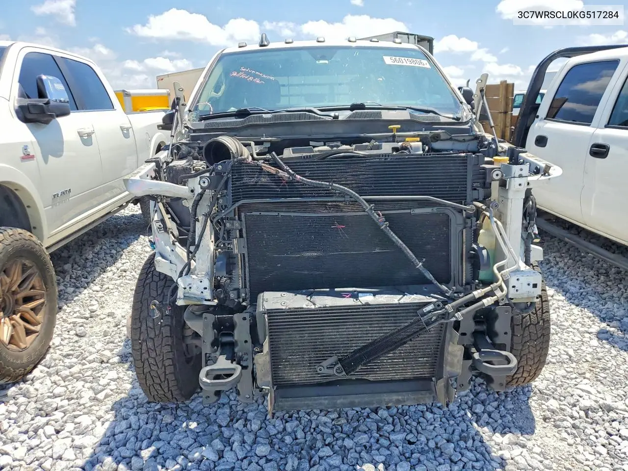 2019 Ram 3500 VIN: 3C7WRSCL0KG517284 Lot: 56019806