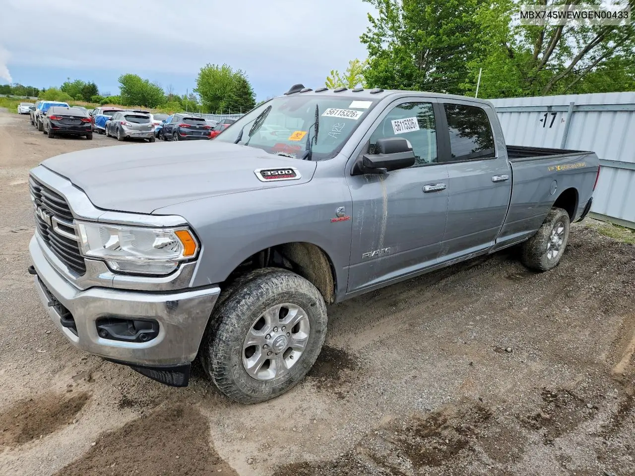 2019 Ram 3500 VIN: MBX745WEWGEN00433 Lot: 56115326