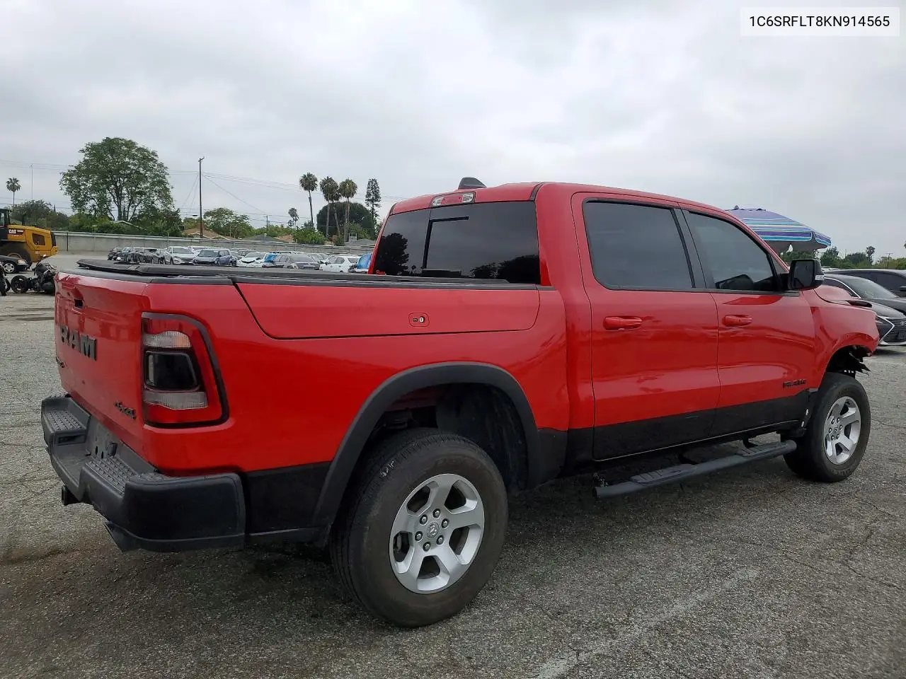 2019 Ram 1500 Rebel VIN: 1C6SRFLT8KN914565 Lot: 57908666