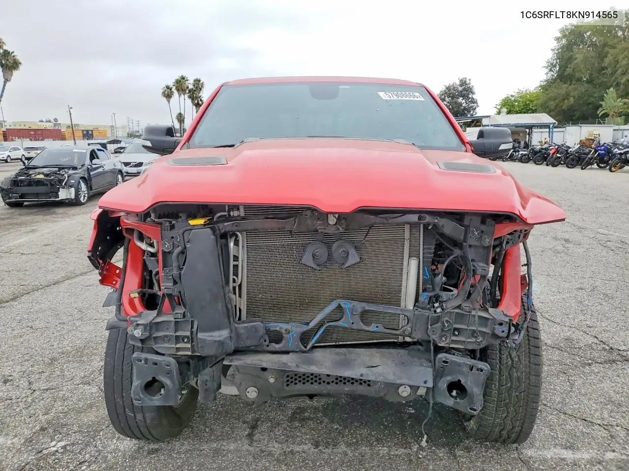 2019 Ram 1500 Rebel VIN: 1C6SRFLT8KN914565 Lot: 57908666