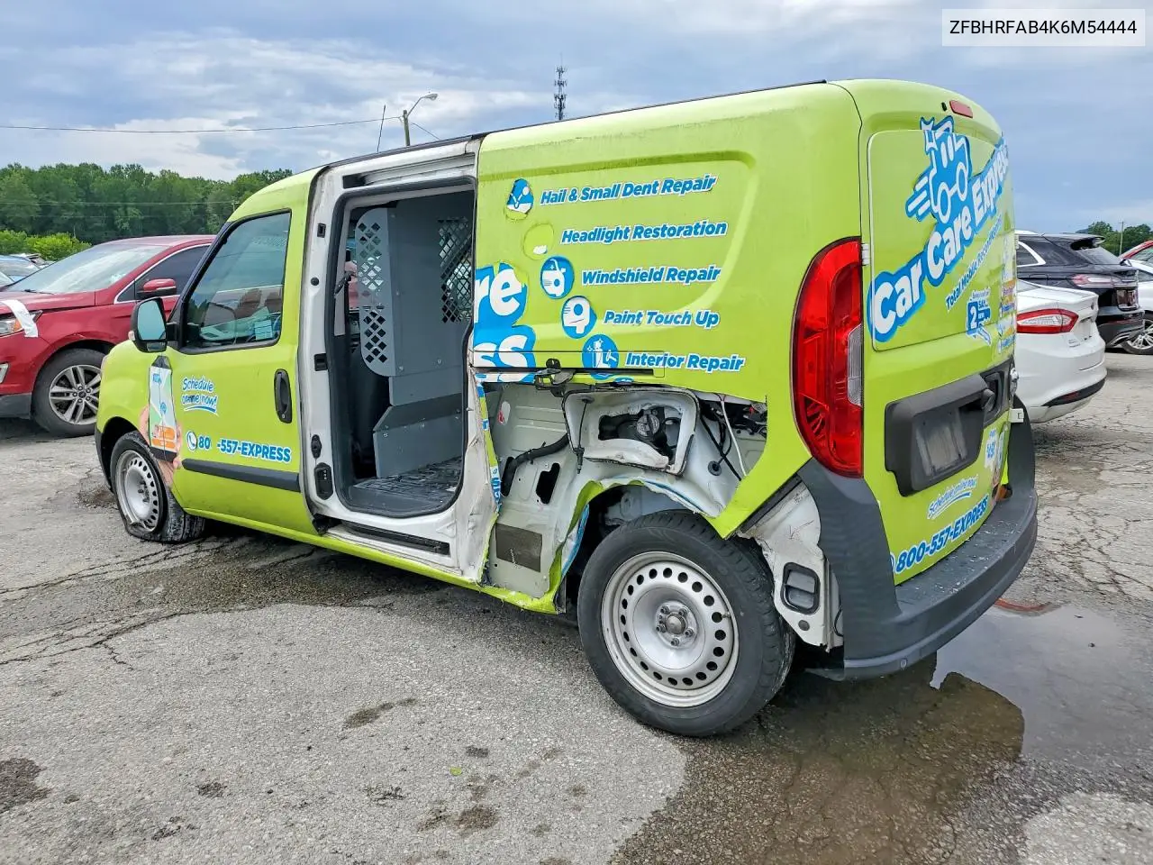 2019 Ram Promaster City VIN: ZFBHRFAB4K6M54444 Lot: 58002096