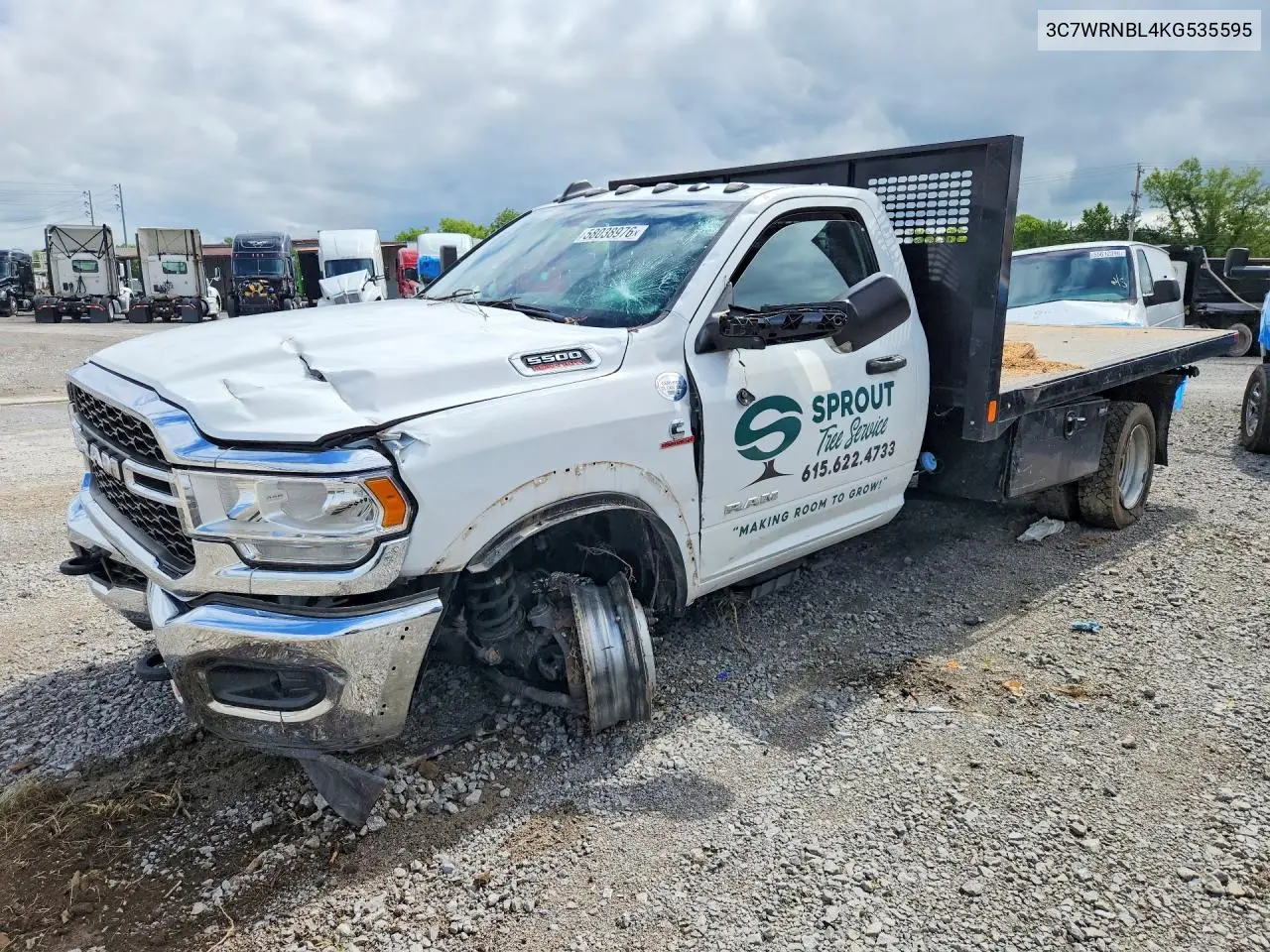 2019 Ram 5500 VIN: 3C7WRNBL4KG535595 Lot: 58038976