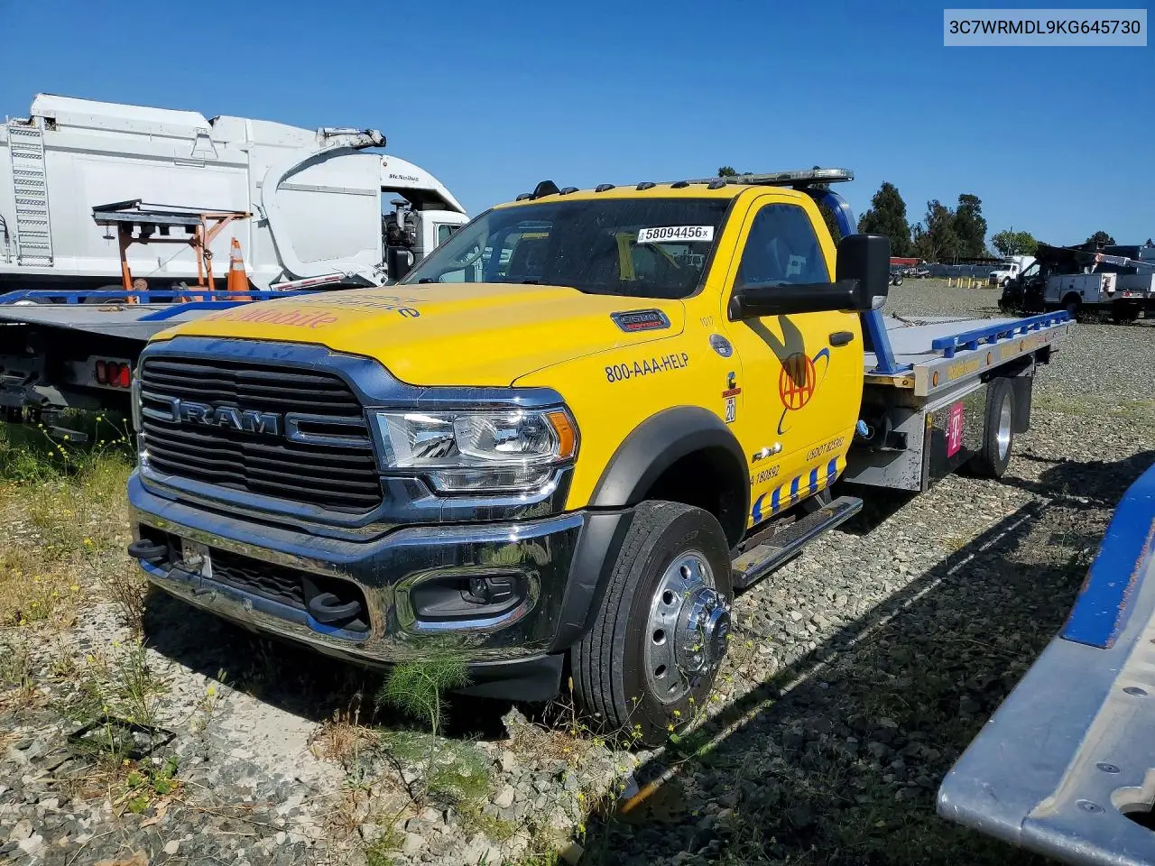 2019 Ram 5500 VIN: 3C7WRMDL9KG645730 Lot: 58094456