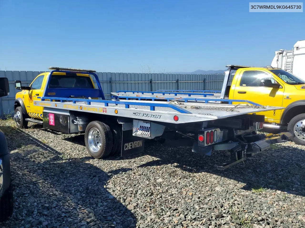 2019 Ram 5500 VIN: 3C7WRMDL9KG645730 Lot: 58094456