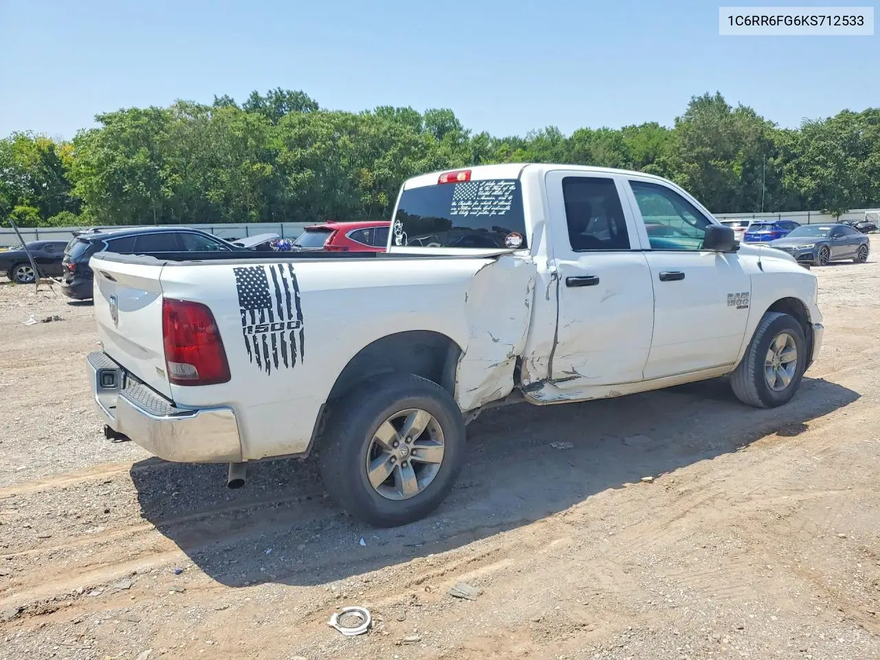 2019 Ram 1500 Classic Tradesman VIN: 1C6RR6FG6KS712533 Lot: 61175416