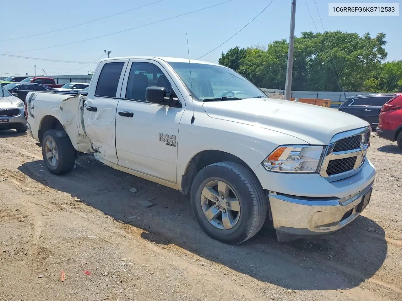 2019 Ram 1500 Classic Tradesman VIN: 1C6RR6FG6KS712533 Lot: 61175416