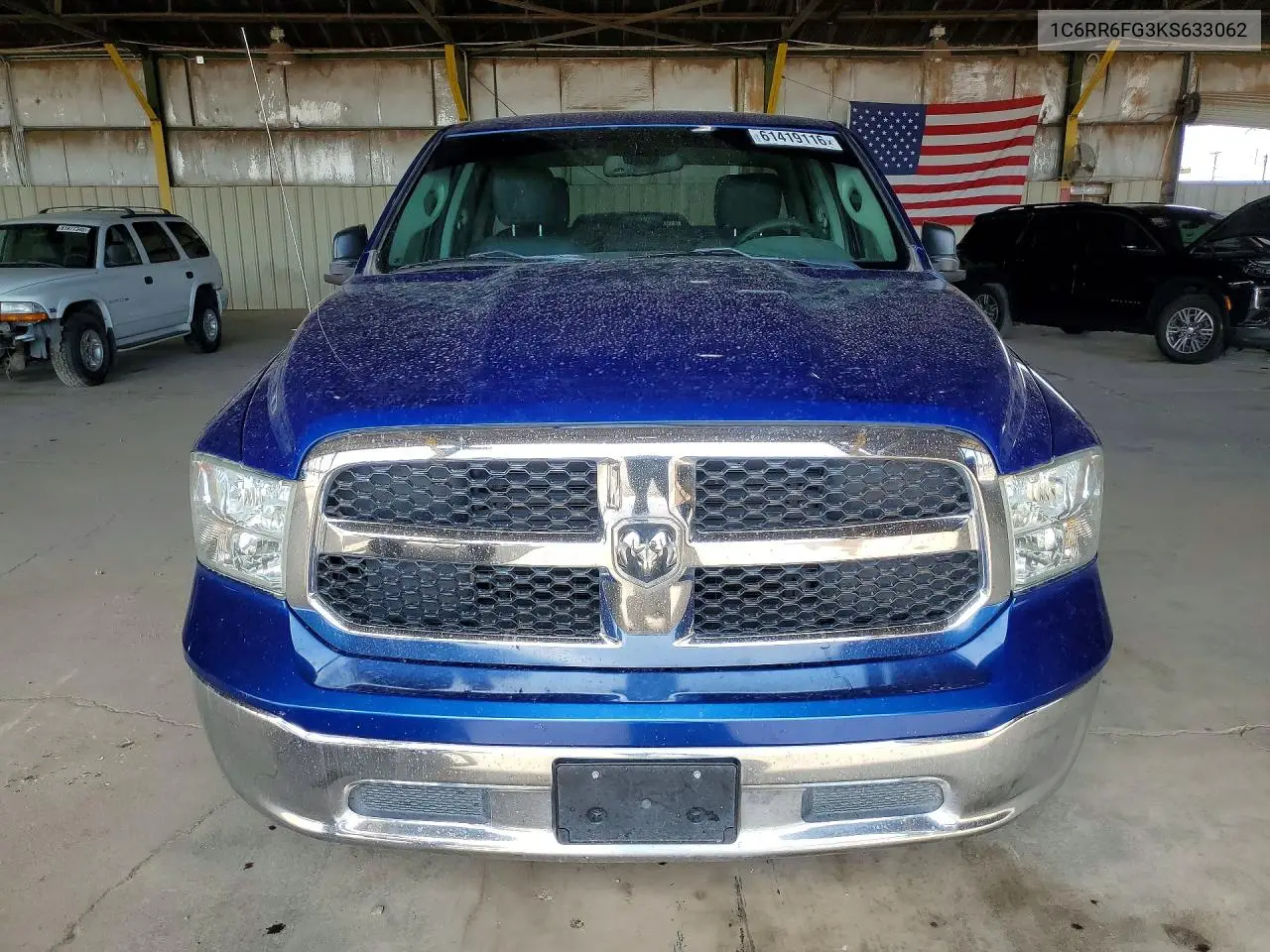 2019 Ram 1500 Classic Tradesman VIN: 1C6RR6FG3KS633062 Lot: 61419116