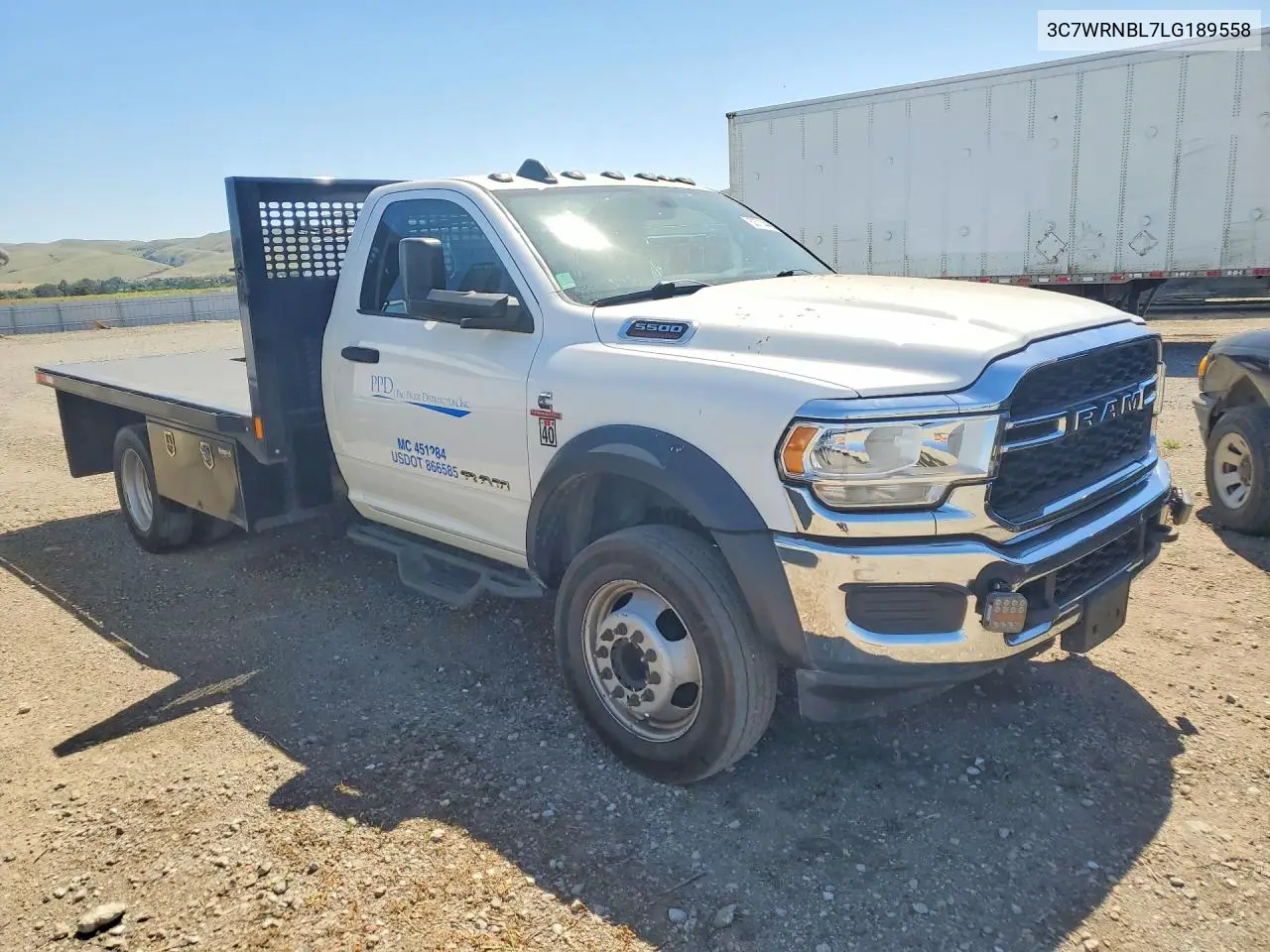2020 Ram 5500 VIN: 3C7WRNBL7LG189558 Lot: 53714466