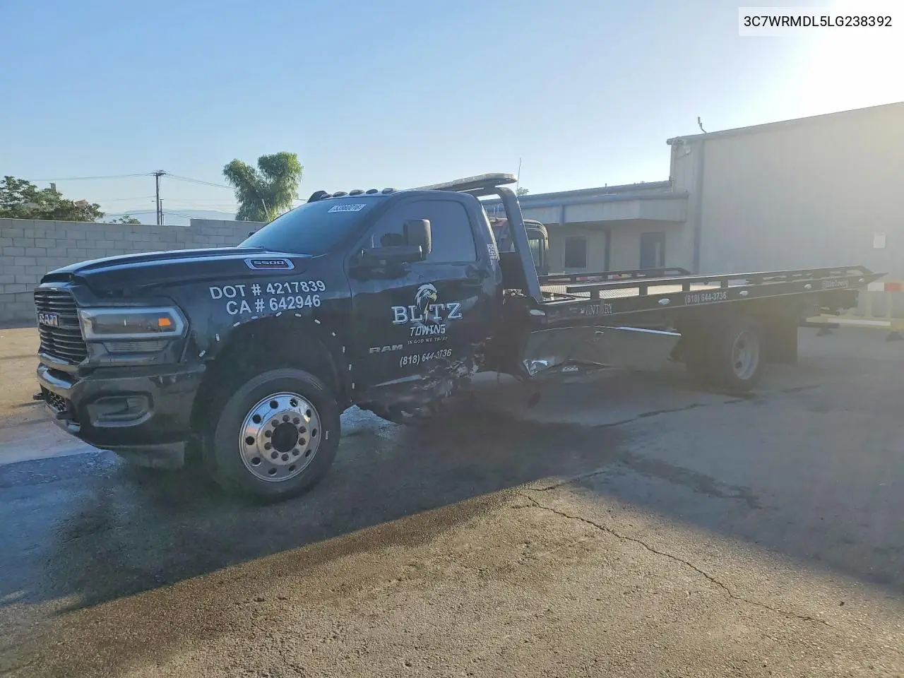 2020 Ram 5500 VIN: 3C7WRMDL5LG238392 Lot: 55608276