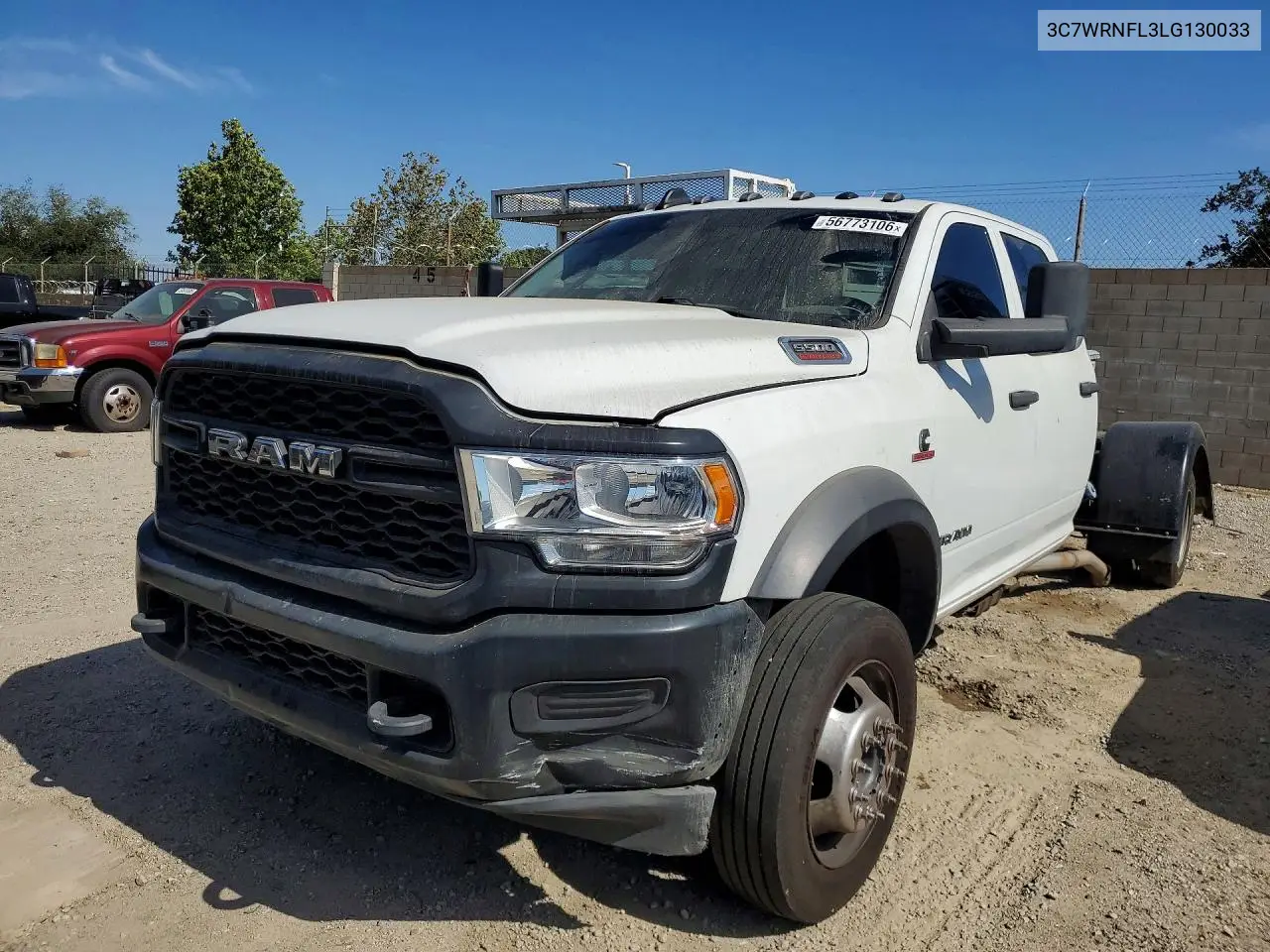 2020 Ram 5500 VIN: 3C7WRNFL3LG130033 Lot: 56773106
