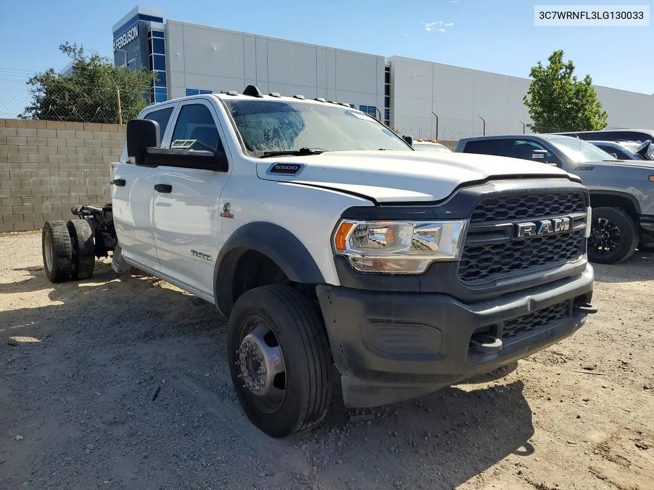 2020 Ram 5500 VIN: 3C7WRNFL3LG130033 Lot: 56773106