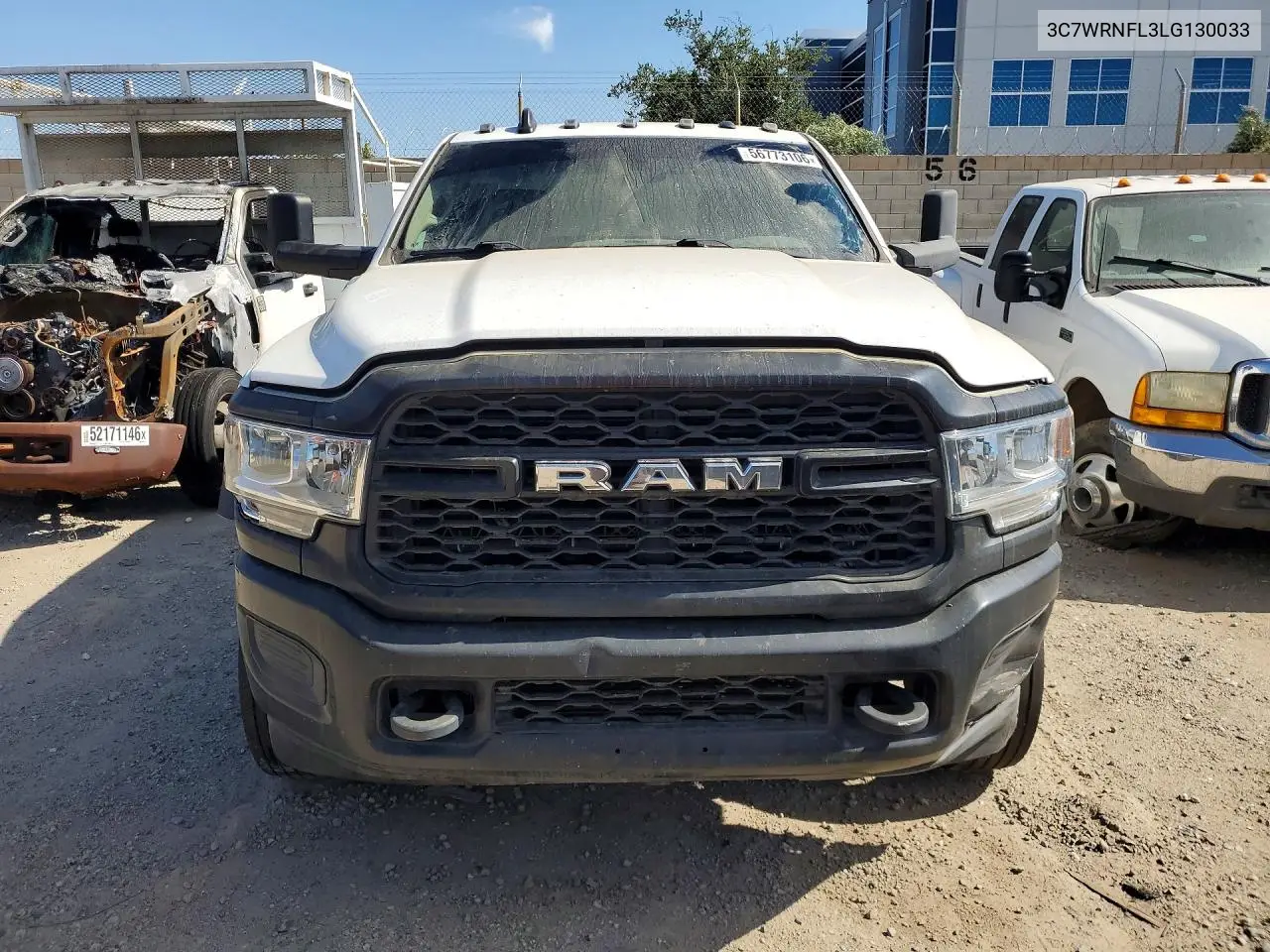 2020 Ram 5500 VIN: 3C7WRNFL3LG130033 Lot: 56773106