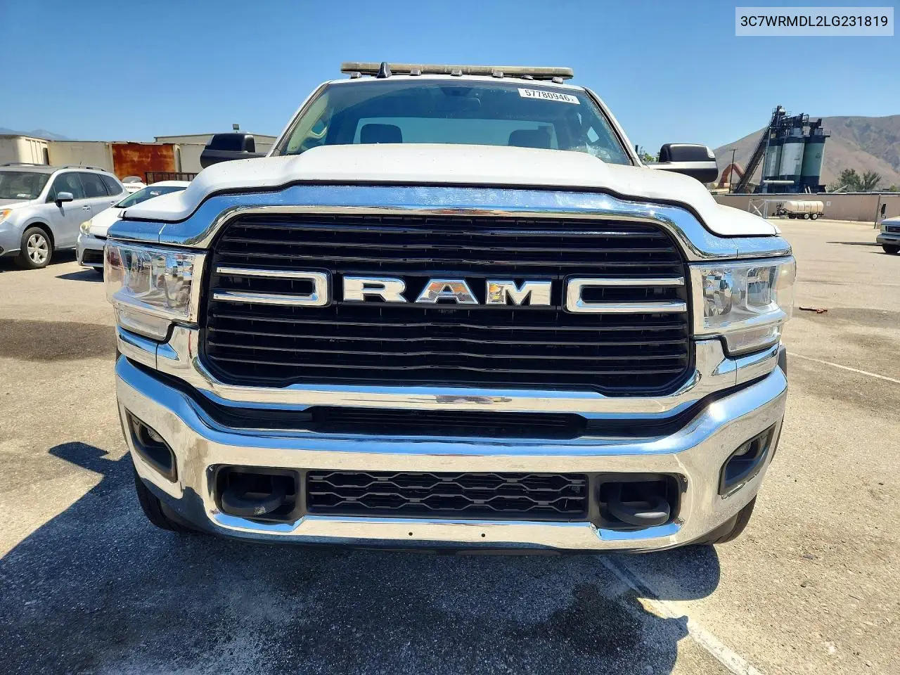 2020 Ram 5500 VIN: 3C7WRMDL2LG231819 Lot: 57780946
