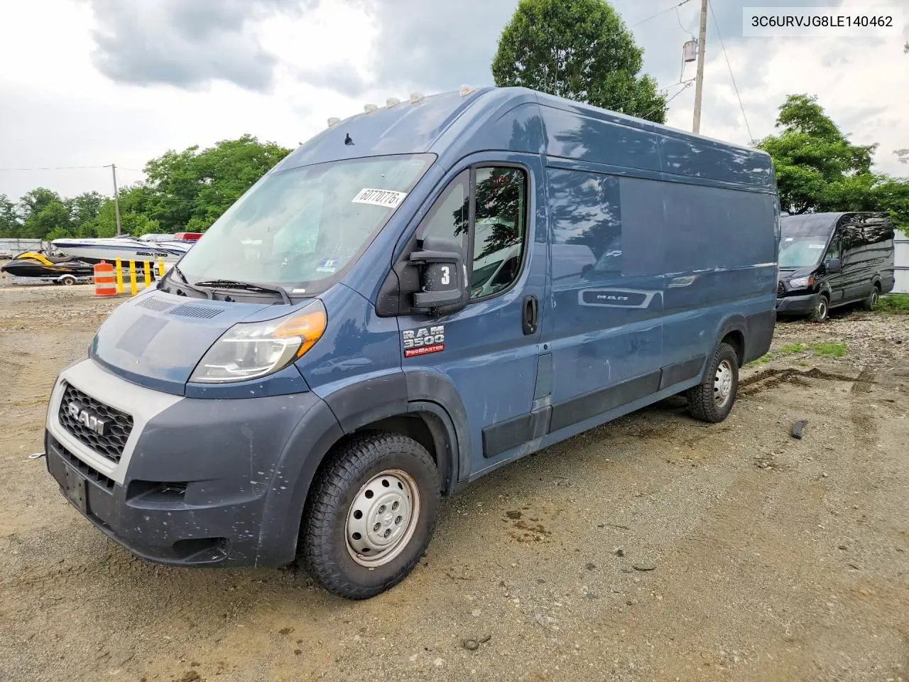 2020 Ram Promaster 3500 3500 High VIN: 3C6URVJG8LE140462 Lot: 60770776