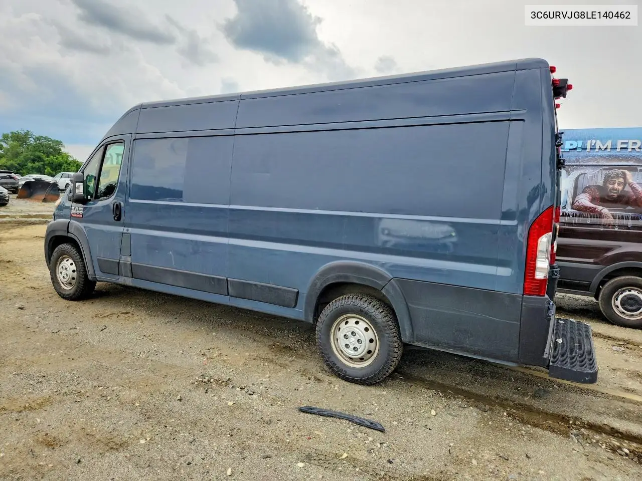 2020 Ram Promaster 3500 3500 High VIN: 3C6URVJG8LE140462 Lot: 60770776